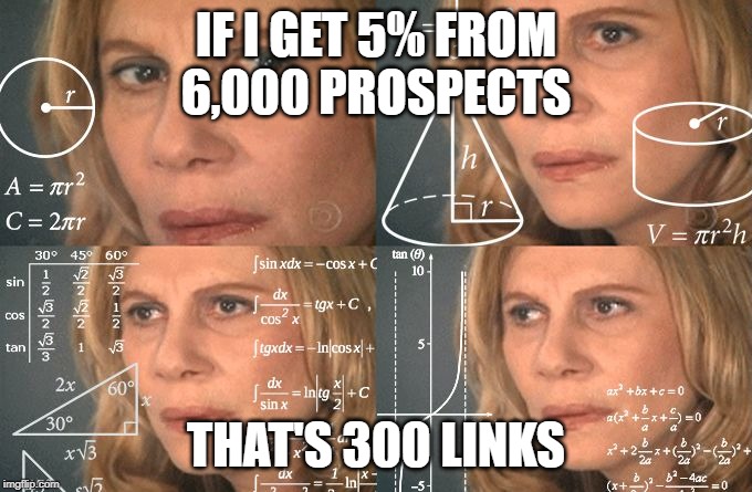 math for building links