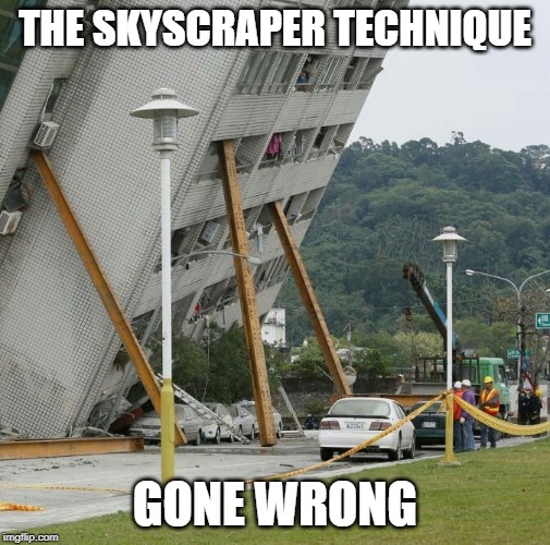 the skyscraper technique fails