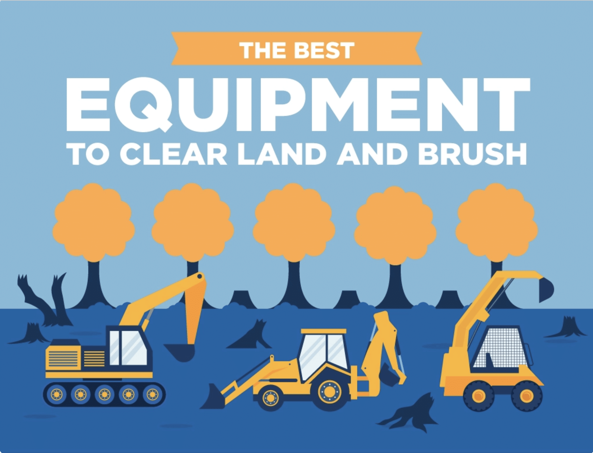 the best equipment to clear land