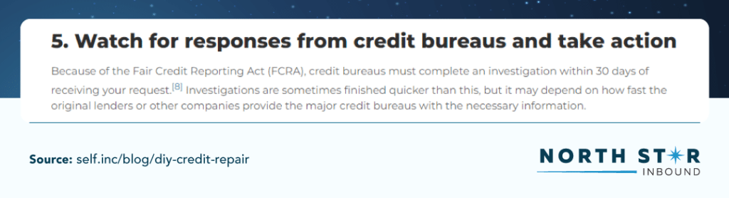 credit bureau citation example