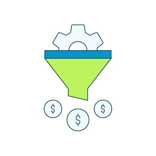 marketing funnel icon